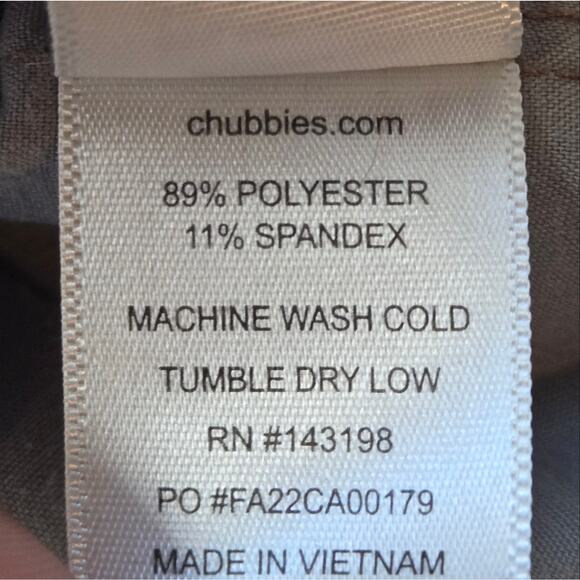 Chubbies Everywear 6-Inch Shorts Brown Size XXL - Picture 6 of 7